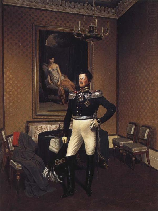Franz Kruger Prince August von Preuben of Prussia china oil painting image